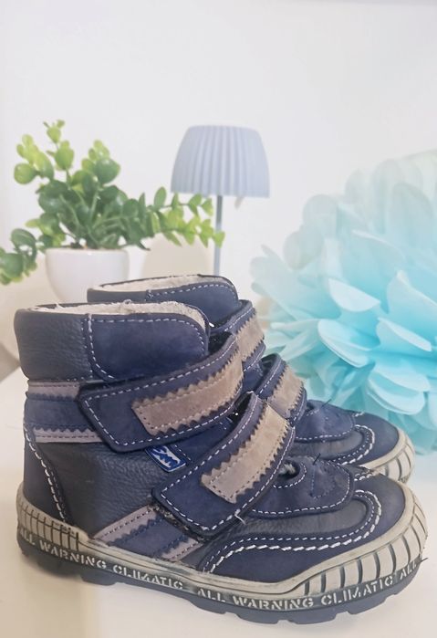 Ghete piele -imblanite interior -mas 24 - talpa flexibila