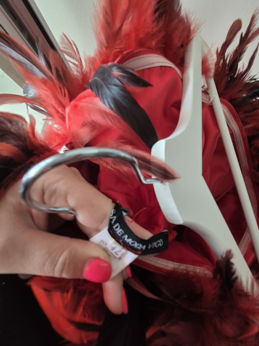 Rochie de ocazie rosie,Casa de Moda Vigo