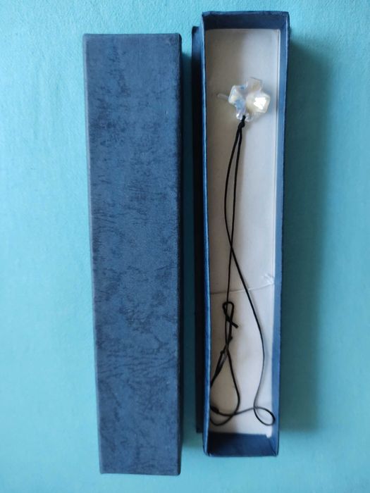 Колие с кристал Сваровски безцветен