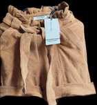 Pantaloni femei maro NafNaf marimea XS(34) produs nou cu eticheta