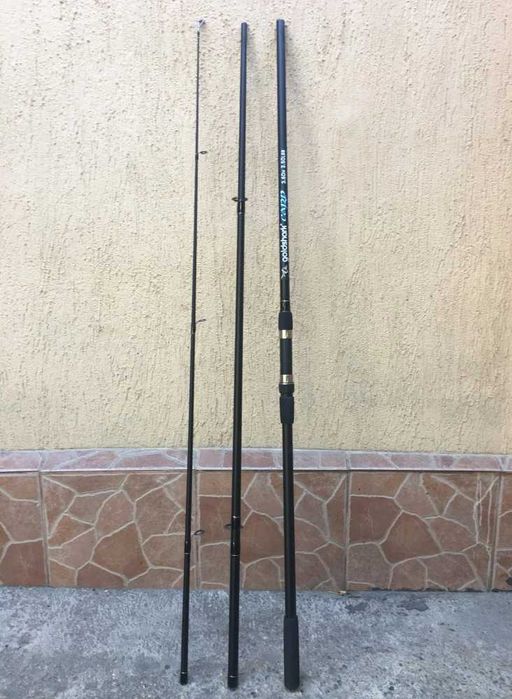SET 4 Lansete 3,6 metri GOLD SHARK CARP din 3 bucati 3,5 LBS