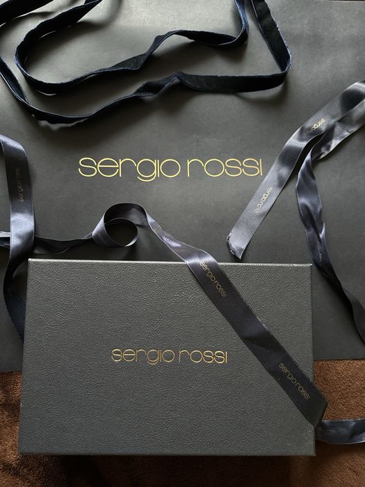 Оригинален клъч Sergio Rossi с етикет