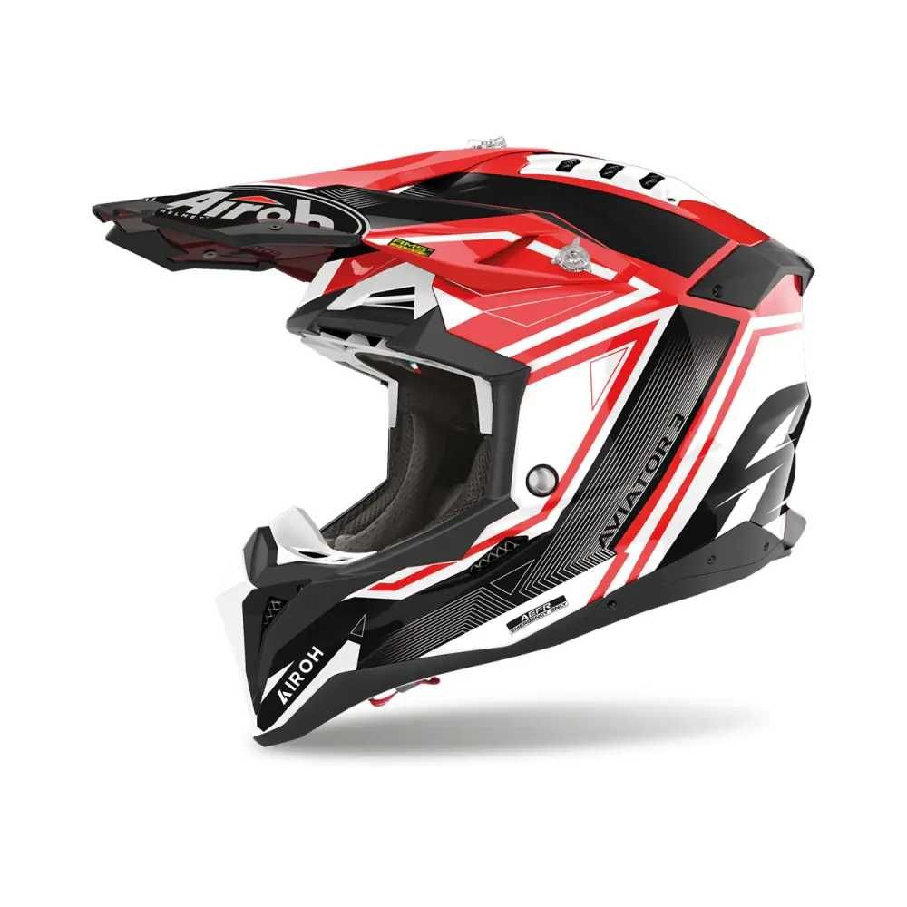 Кросова каска Airoh  Aviator 3 най-висок клас различни разцветки мото