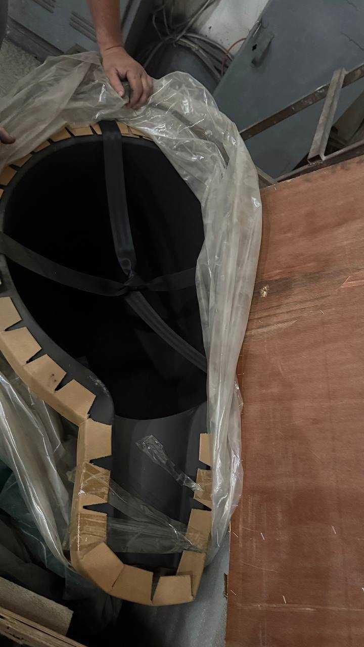 Поворотная печь газовая для плавки цветных металлов 600 кг
