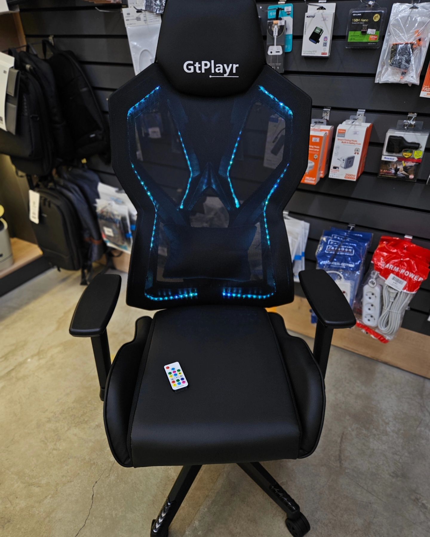 Офисное/Игровое компьютерное кресло GTPlayr с RGB подсветкой