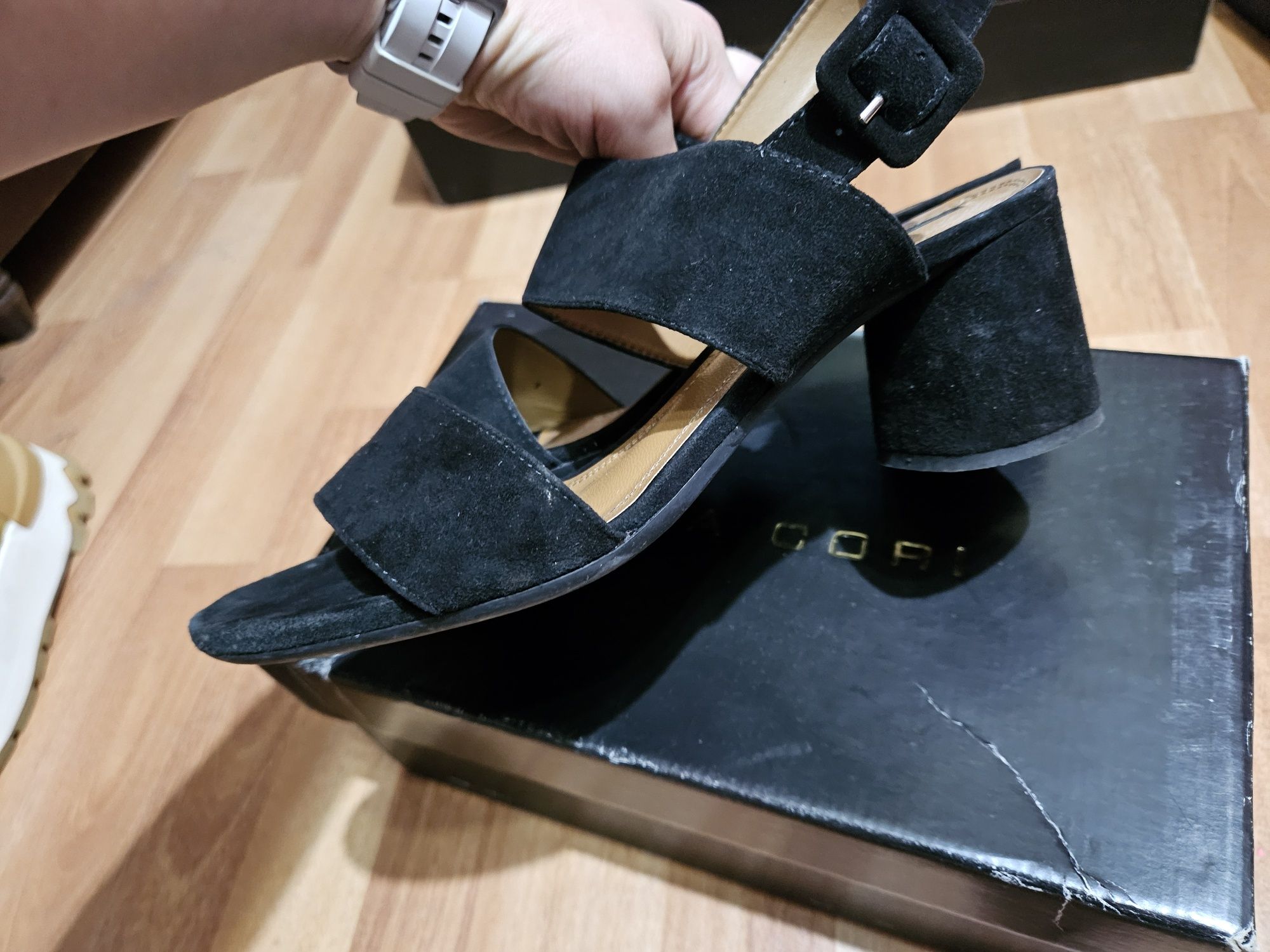 Vand sandale Anna Cori piele