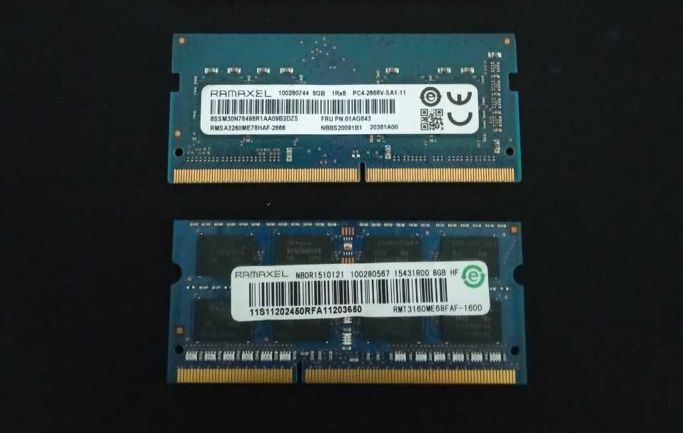 Оперативная память SODIMM DDR4-DDR3 8GB