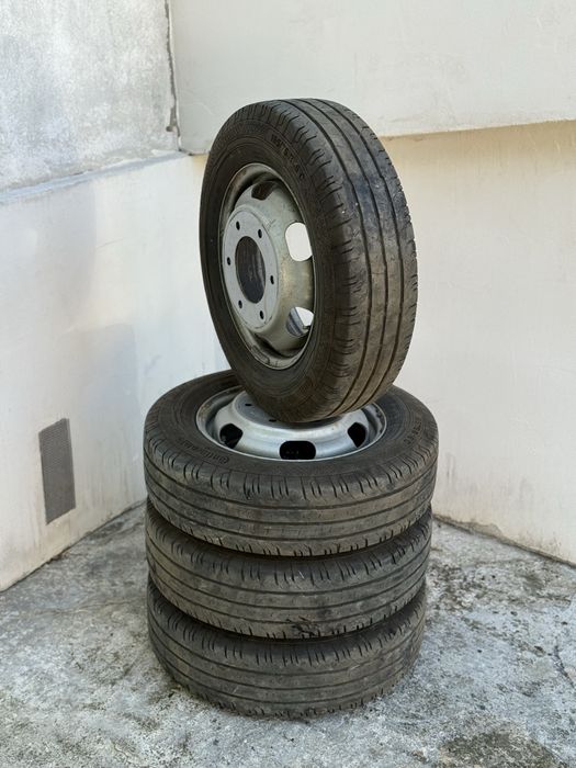 4 cauciucuri roti renault master 3 continental iveco daily 195/75/16C