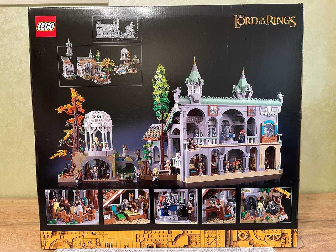 Lego Icons: Властелин колец - Барад-Дур и Ривенделл (10333 и 10316)