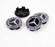 Set 4 capace jante aliaj 75mm 6 pini Mercedes Class A C E S
