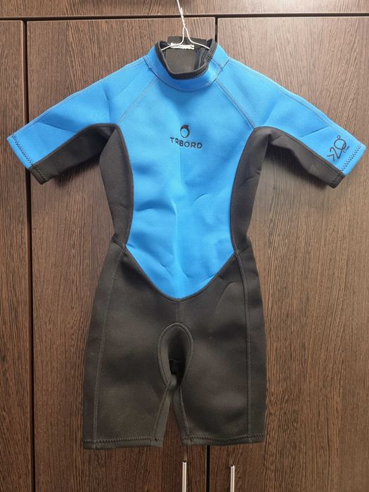 Combinezon surf 100 neopren 1,5 mm copii - pentru varsta de 6 ani