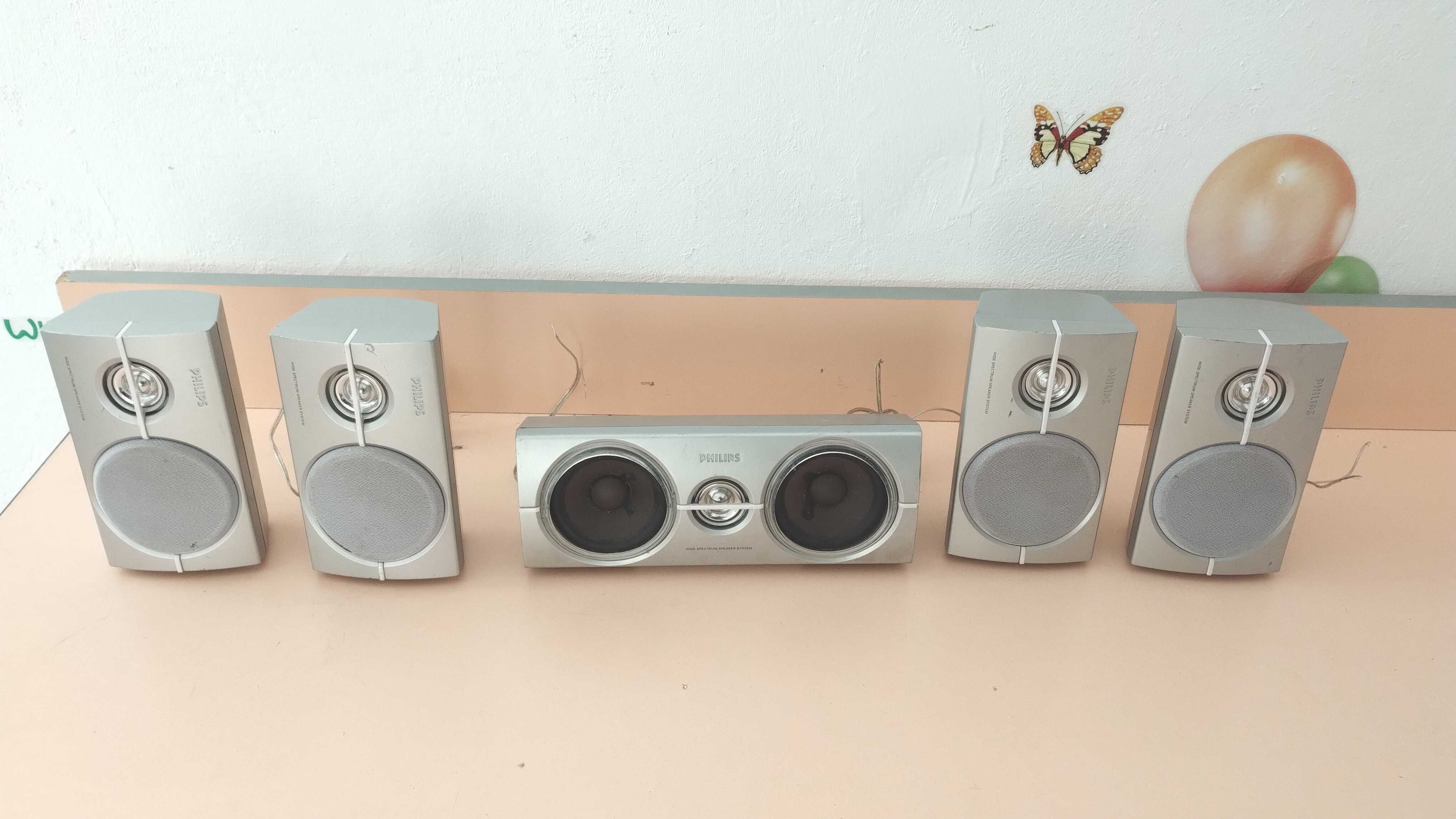instrument muzical boxa centru si 4 sateliti Philips CSW3600 4 ohmi