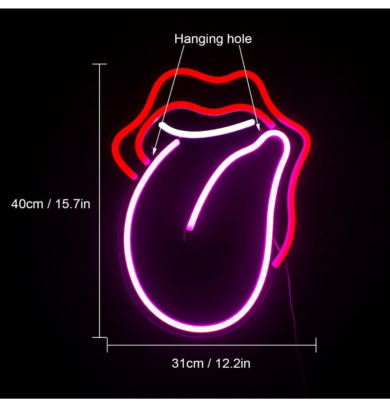 Banda LED neon flexibila 5-10-30ml alb / tub luminos in forma de Limba