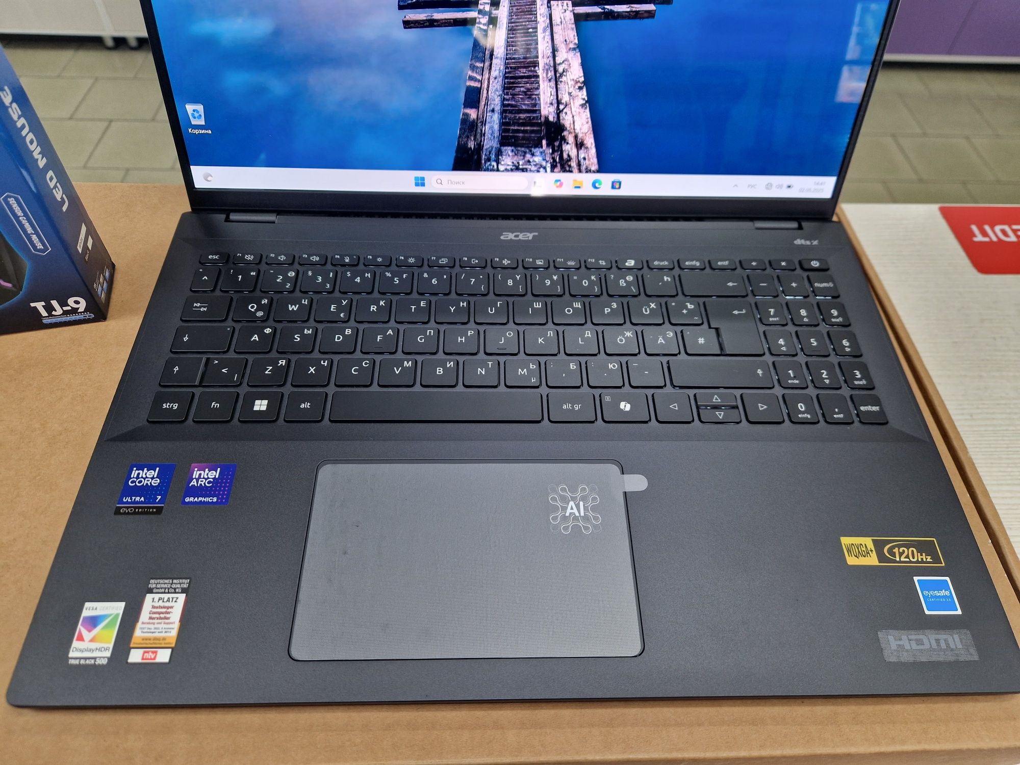 Новые Acer Swift 16 Ai (Core Ultra 7 256V, OLED 16", 1000 Gb SSD)