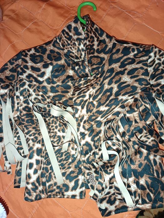 Jacheta cu imprimeu leopard 3-4 ani