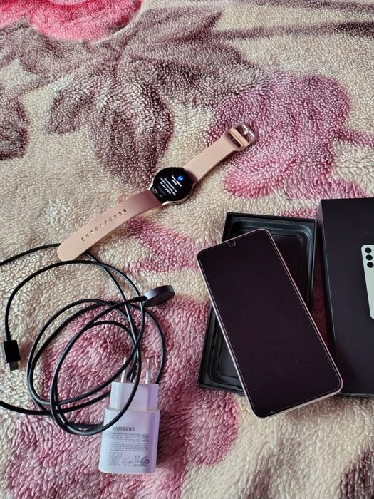 Vand la pachet samsung s23 si  watch 5 graphite diamond