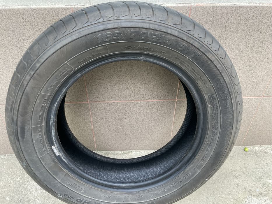4 buc anvelope noi vara Spring 165/70/14 si doua roti vara logan compl