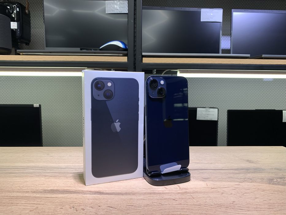 Новый iPhone 13, 128 GB, Midnight, полный комплект, 1063/А10