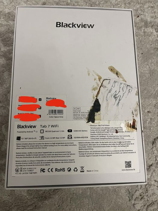 Cutie tableta Blackview 7