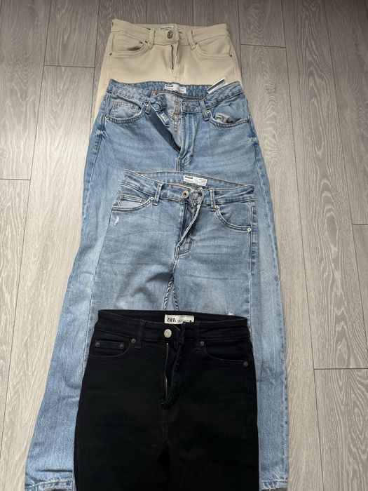 Set 4 perechi blugi Zara&Berska marimea 36