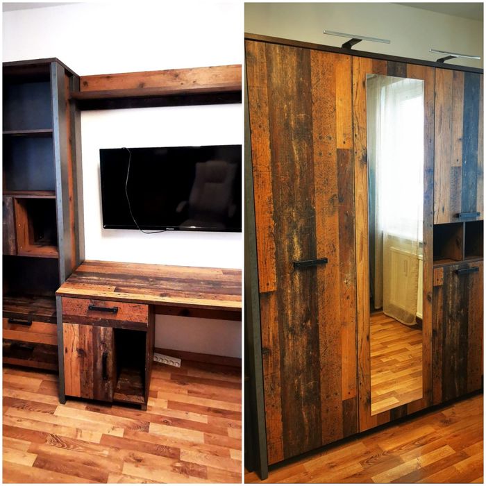 Set mobilier dormitor dressing dulap/raft/biblioteca birou