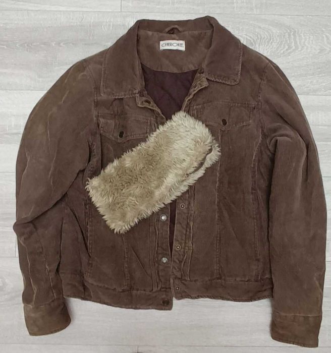 Geaca Jacheta Velur căptușită Guler detasabil