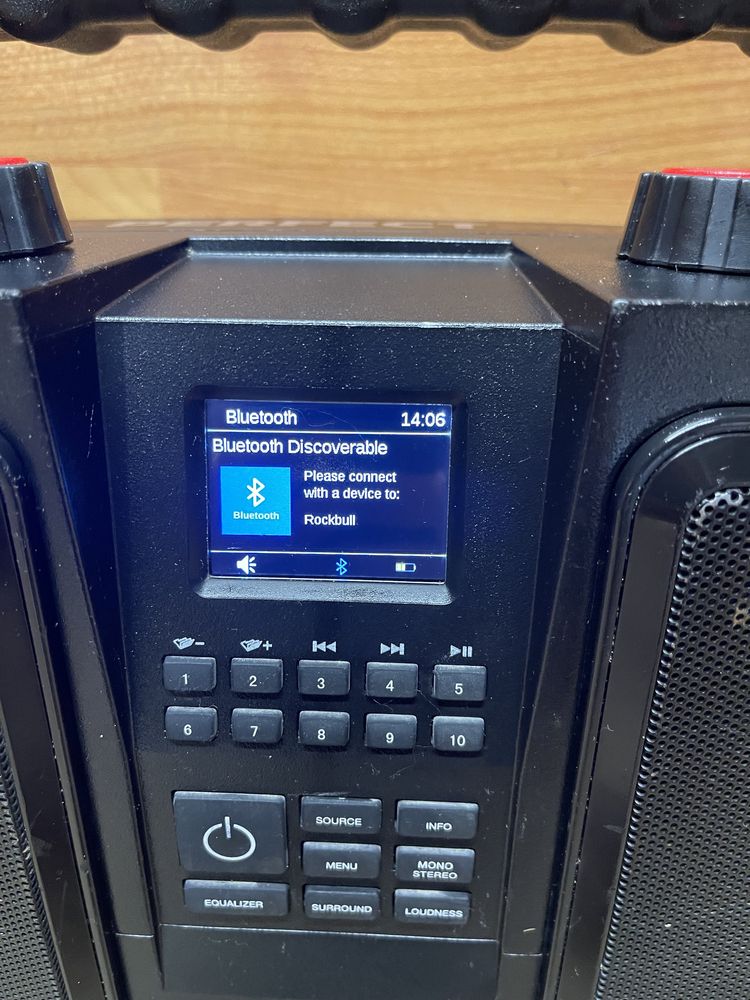 Radio santier Perfect Pro Rockbull AUX , Bluetooth