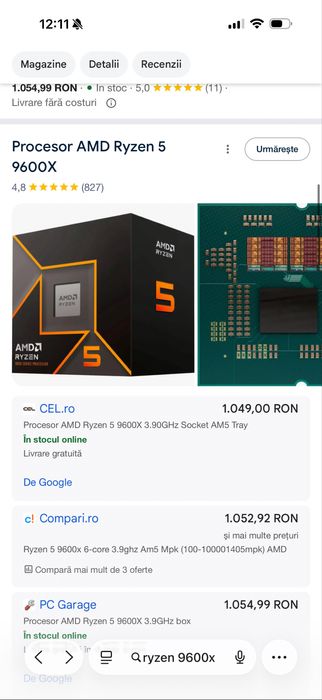 Procesor Ryzen 5 9600X sigilat