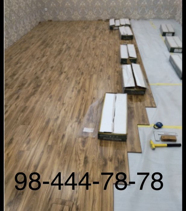 Ламинат таркет банбук терамиз сифатли ва тез