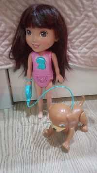 Păpușă Dora cu cățel