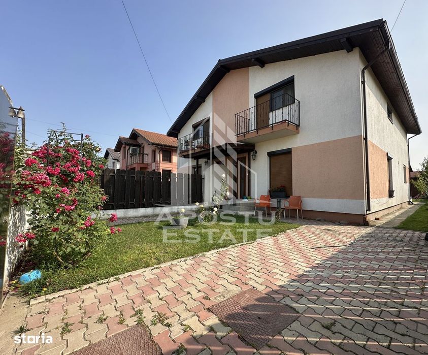 Duplex cu 4 camere si 2 bai complet mobilat si utilat in Giroc.