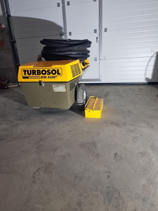 Turbosol, Pompa de tencuit,Masina de tencuit!