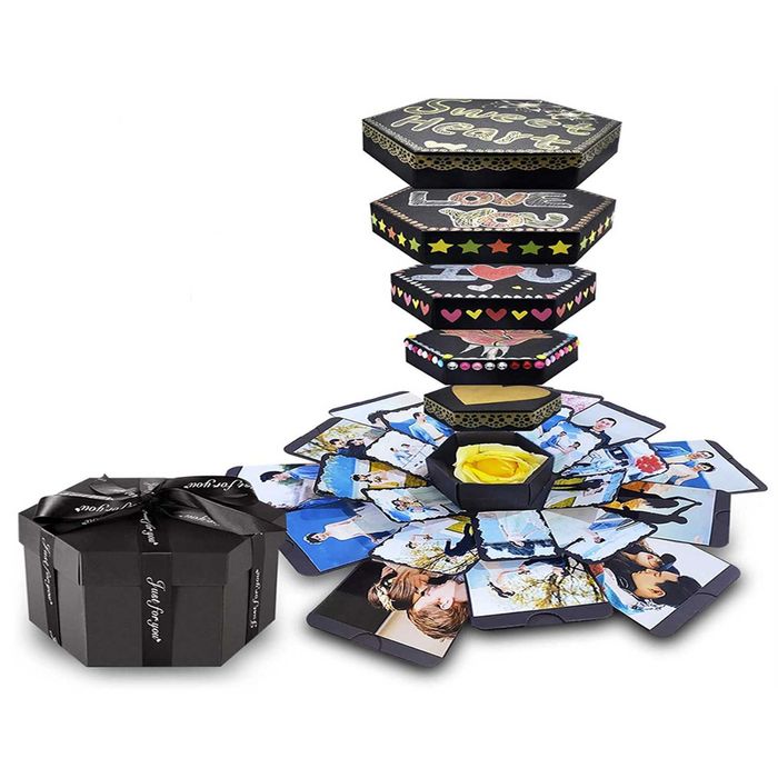 Cutie Hexagonala Personalizata Cu 24 de poze
