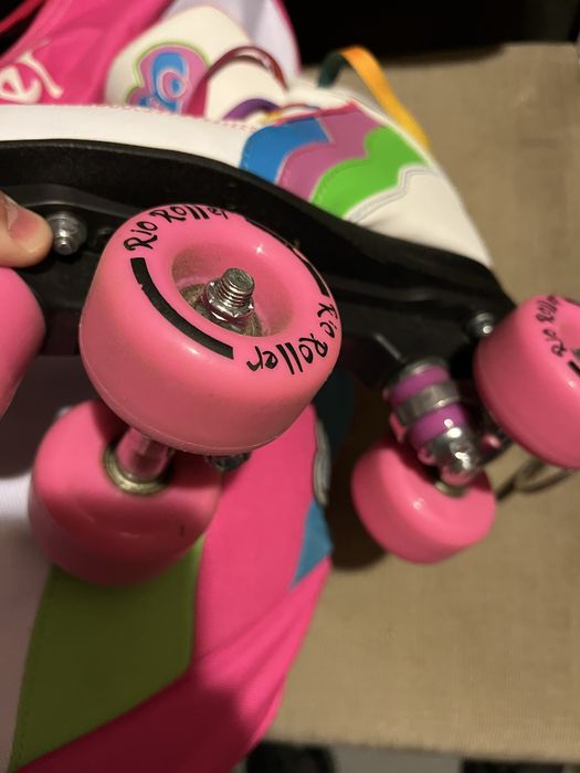 Patine cu rotile, geanta si casca