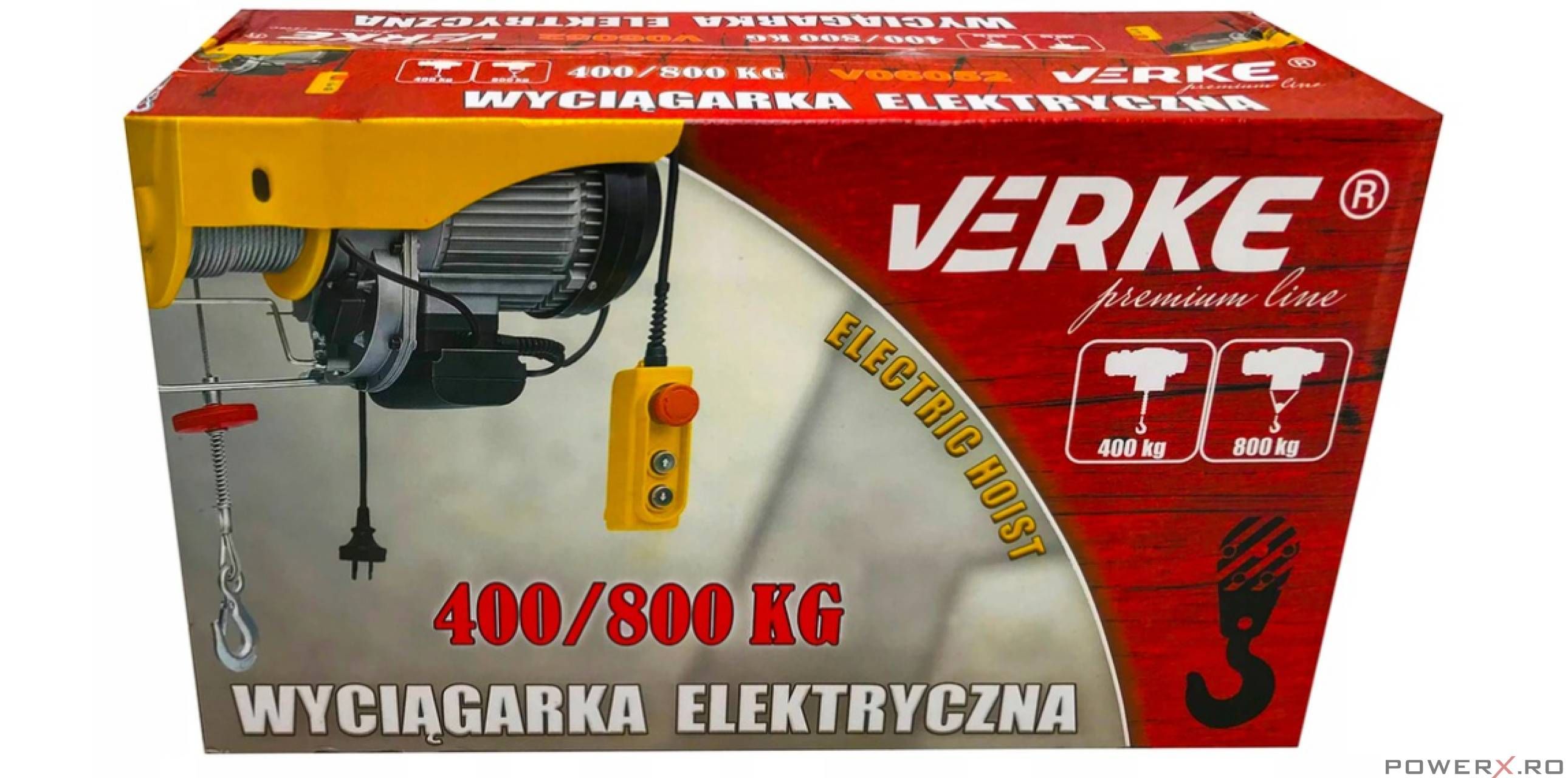 Electropalan 400 / 800 Kg, Macara Electrica, Troliu, Verke