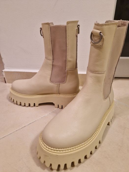 Ghete piele Bronx, marime 36