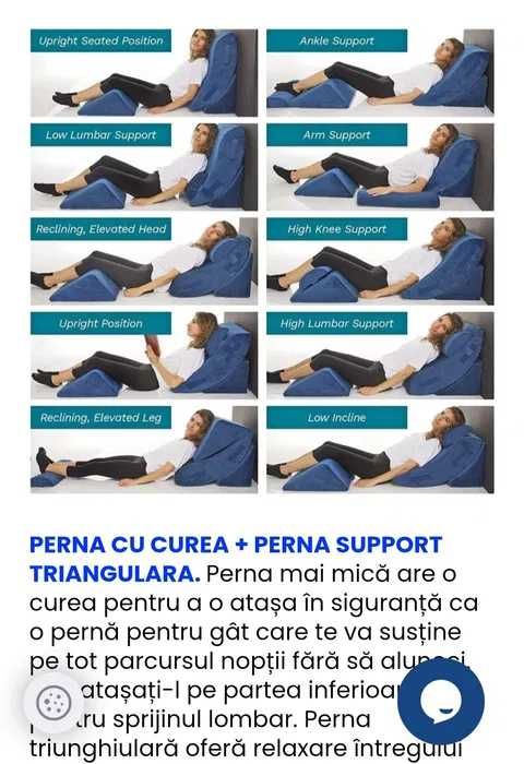 Vand Set 4 perne ortopedice