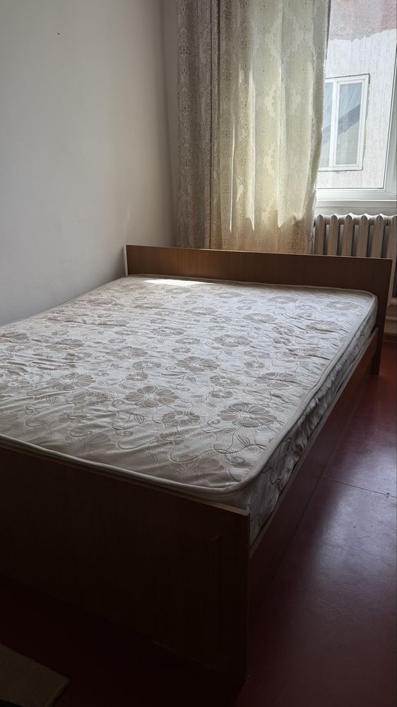 2 адамдық төсек+ матраспен( кровать+ матрас)