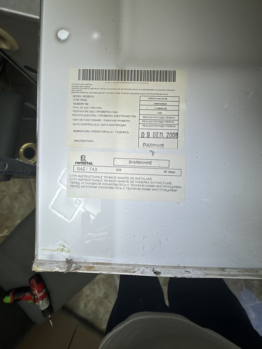 Dezmembrez centrala termica pe gaz Vision Dual 24 SE