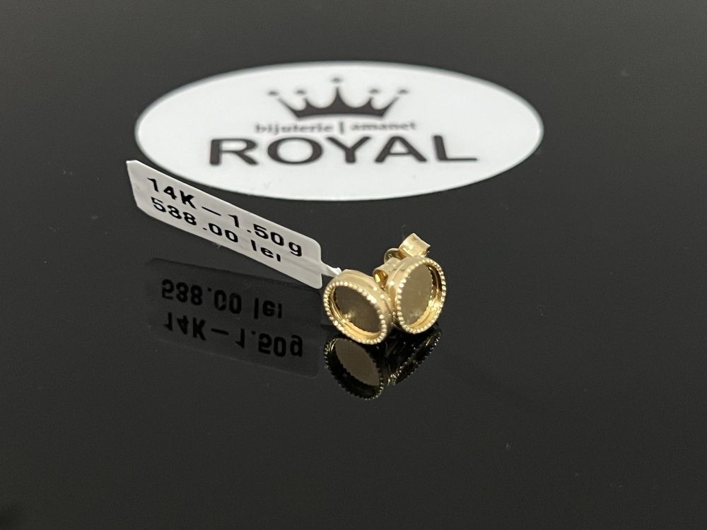 Bijuteria Royal CB : Cercei copil aur 14k 1,50 grame