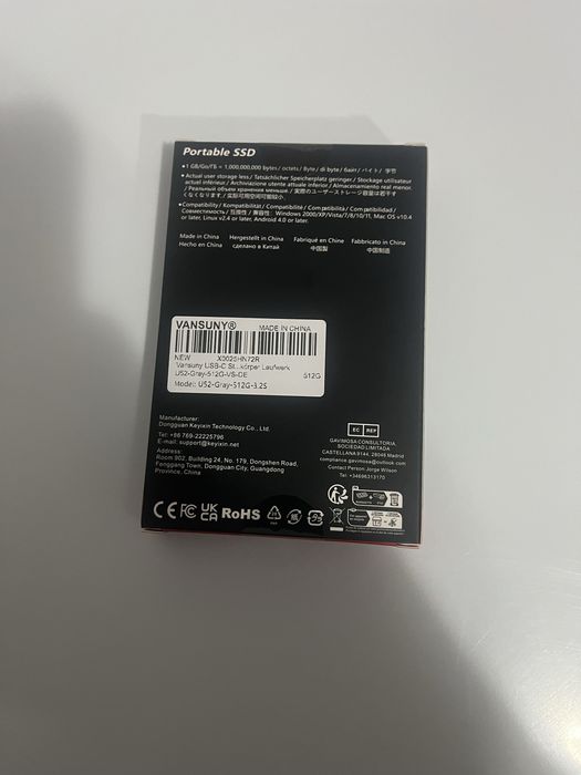 Stick USB -C  Vansuny 512GB                        ..