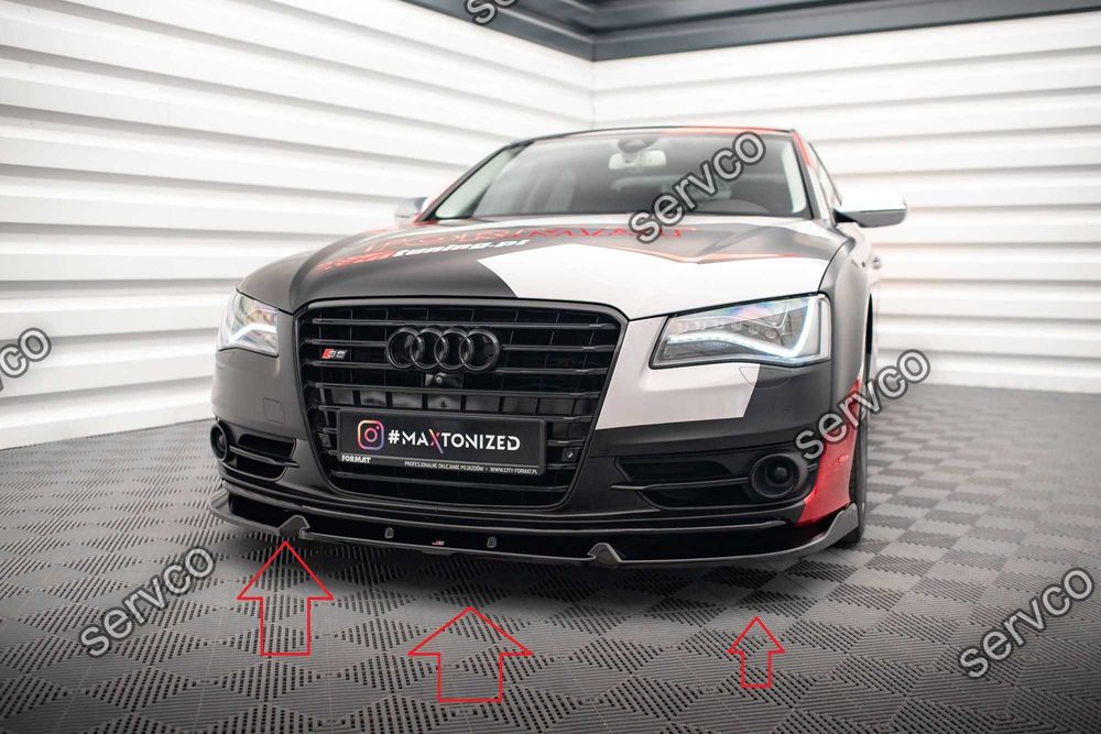 Pachet Prelungiri Body kit tuning Audi S8 D4 2012-2015 v8 - Maxton