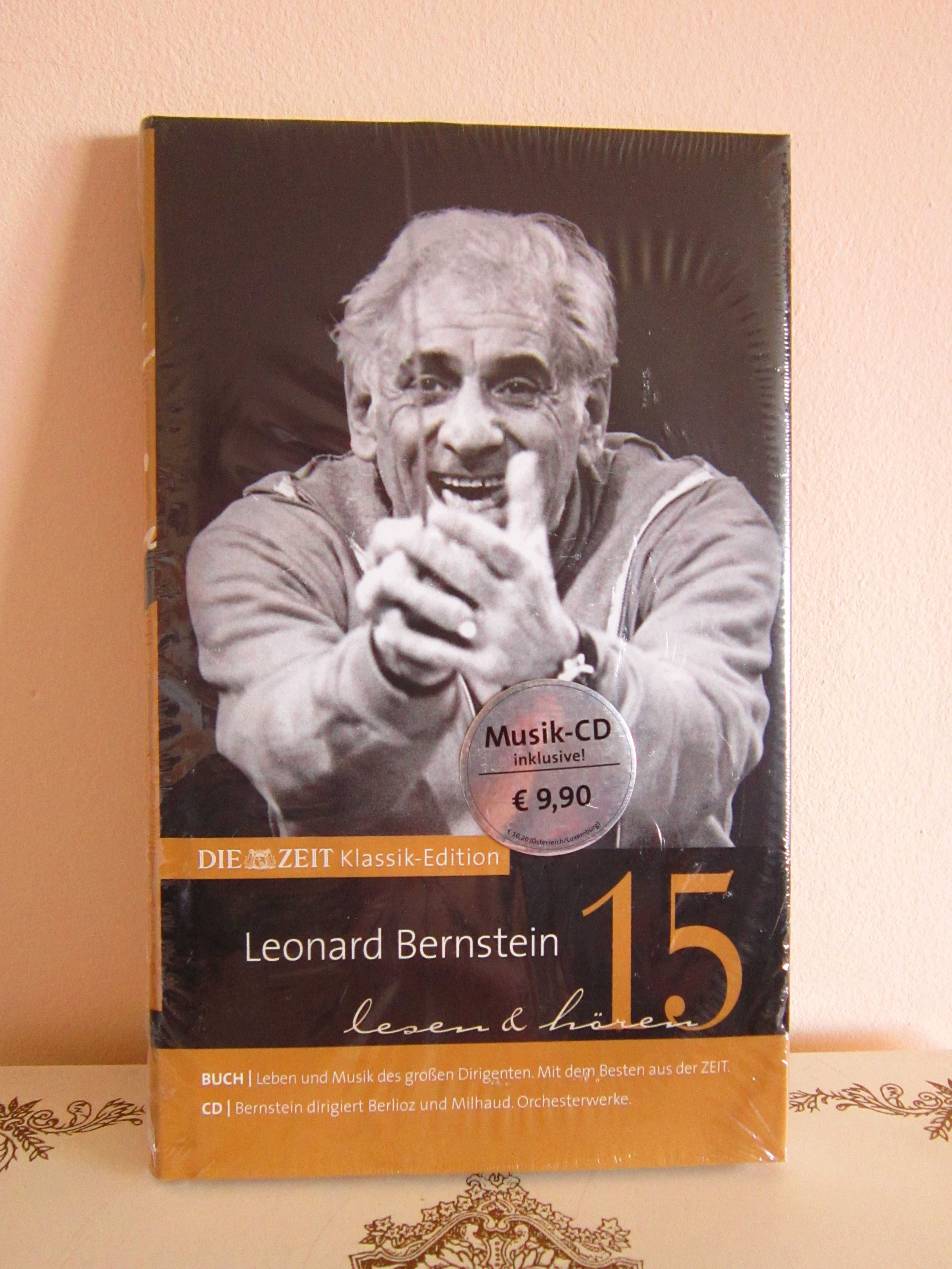 cd+carte Leonard Bernstein ‎dirijeaza Berlioz si Milhaud sigilat