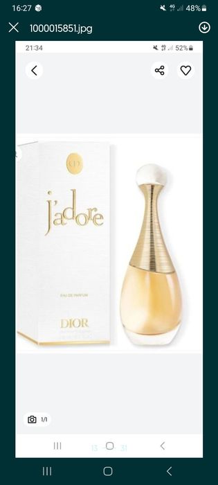Parfum jadore dior