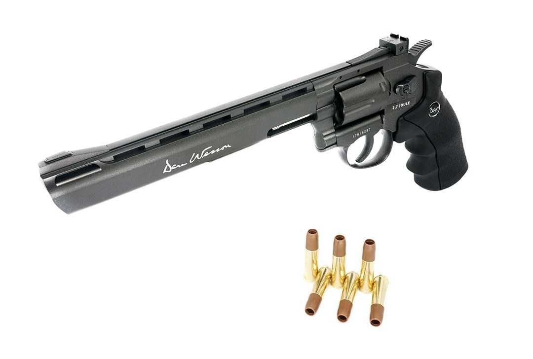 Revolver Dan Wesson ASG  Grey 8 inch CO2 Metal 2.7Joules