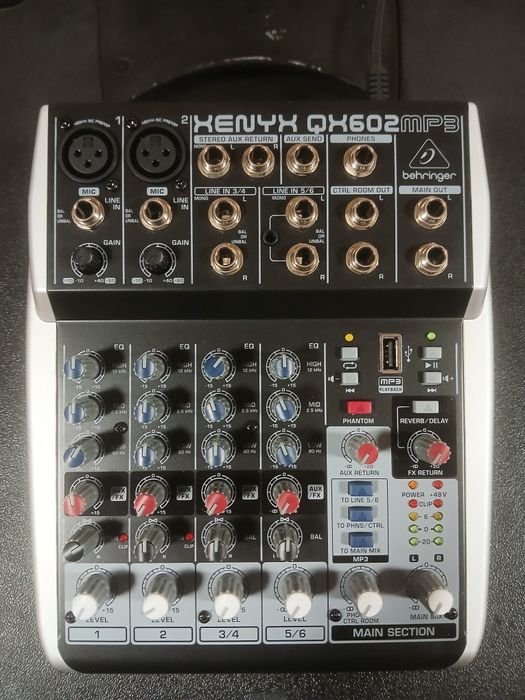 Смесителен пулт Behringer xenyx 602mp3
