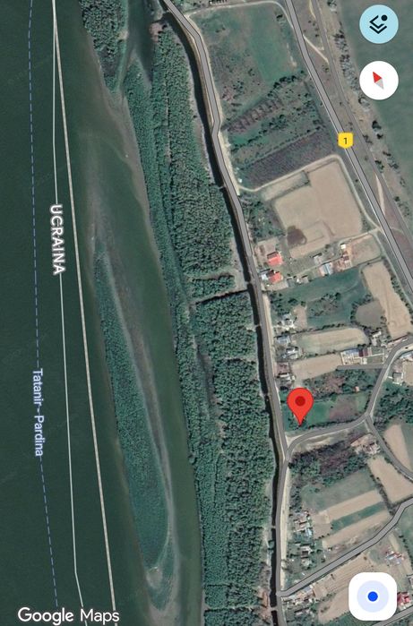 Vand  teren 4000mp Delta Dunarii, brat CHILIA, com Pardina