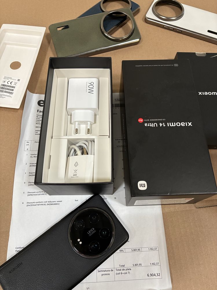 xiaomi 14 ultra 512/16 gb (factura ,garantie)