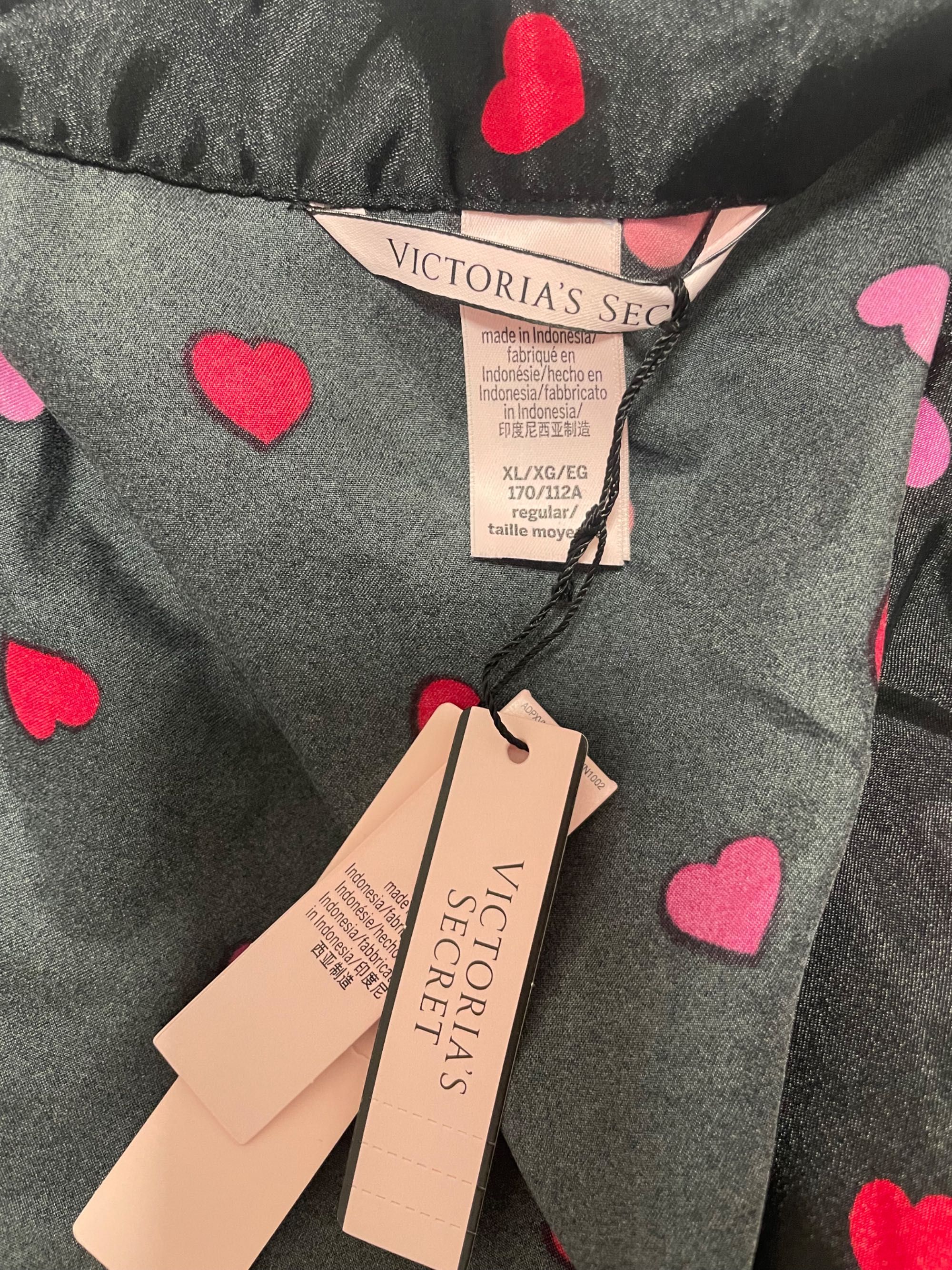 Pijama lunga satin Victoria’s Secret