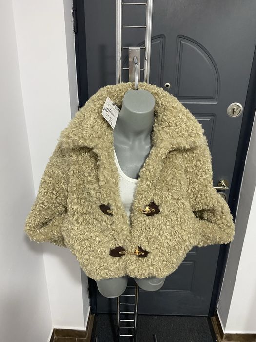 Geaca Zara imitatie lana miel